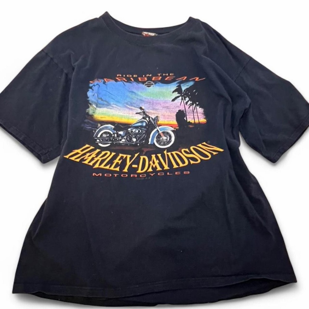 Harley-Davidson Black Motorcycle Graphic Tee